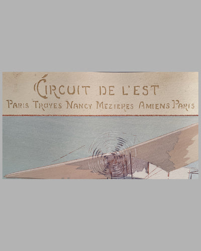 "Circuit de l'Est" lithograph by Gamy, 1910 3