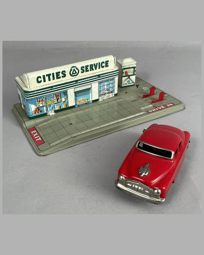 Cities Service Station lithographed tin toy 5