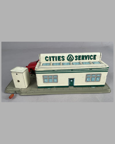 Cities Service Station lithographed tin toy 4