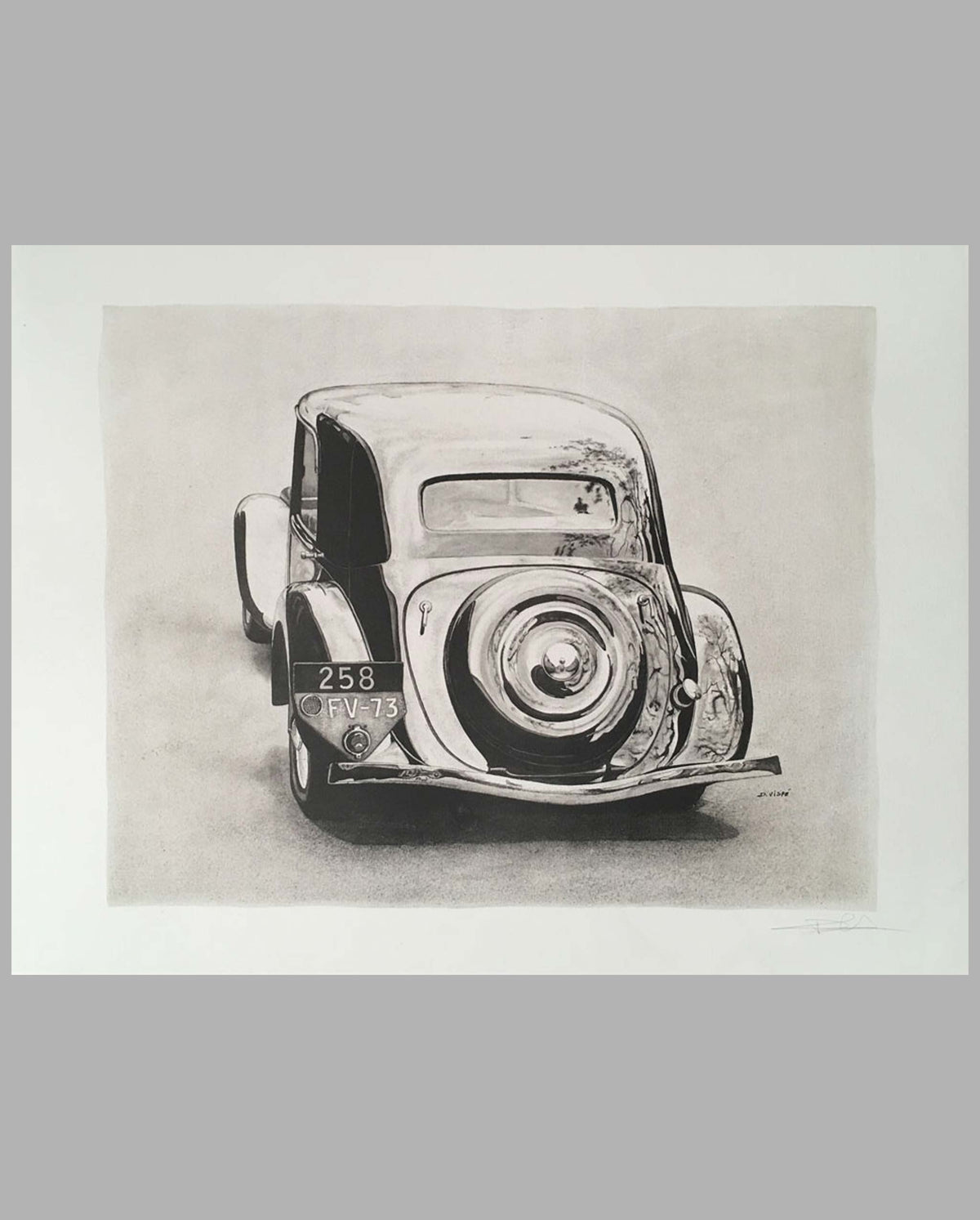 Citroen Traction Avant print