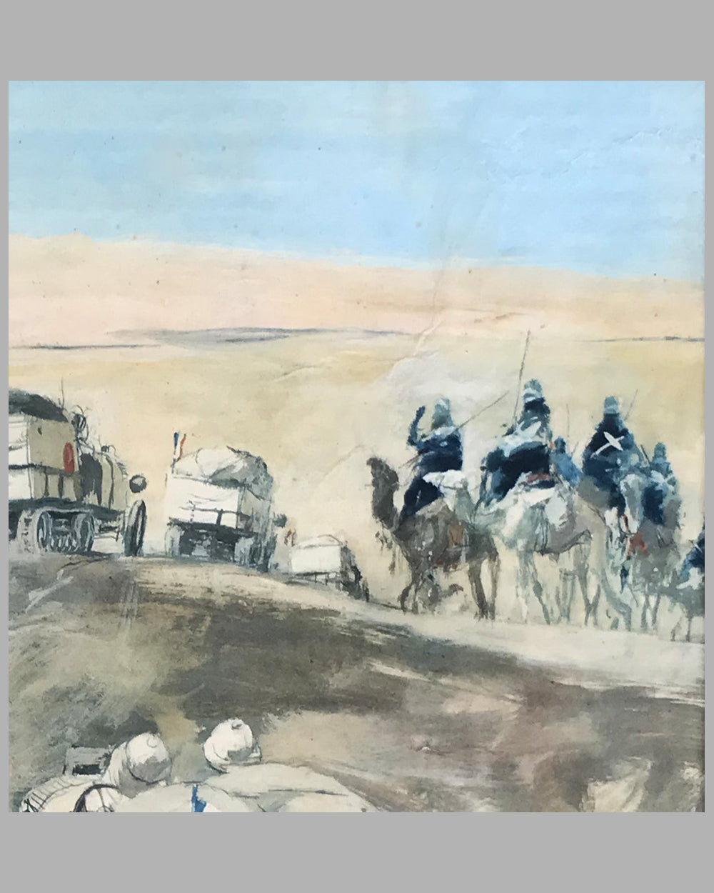 Citroen&#39;s Croisiere Noire 1922 print by Beuville 3