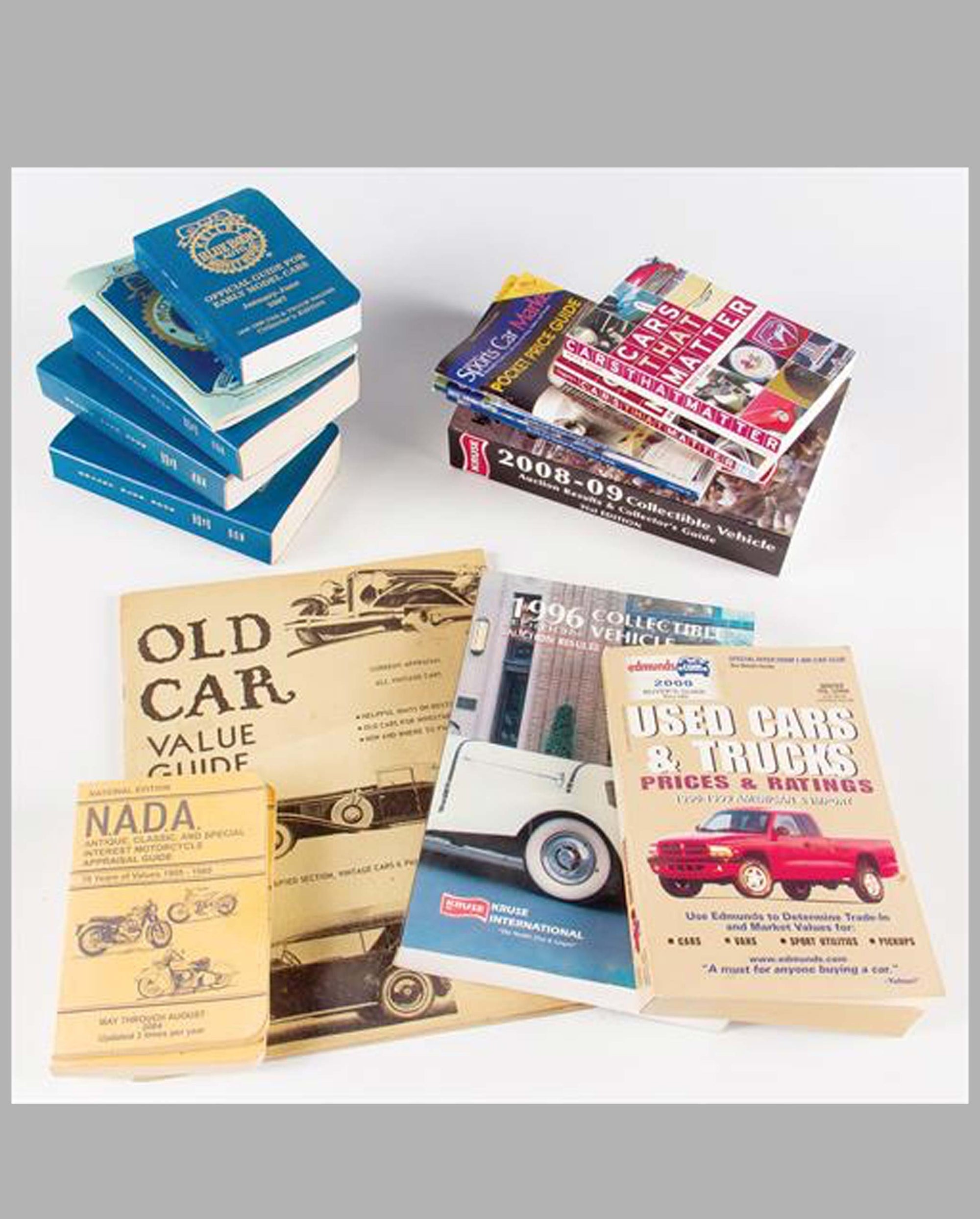 Collectible vehicle price guides (lot of 17)