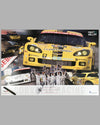 Chevrolet Corvette CGR front grill and frame with autographed poster 4
