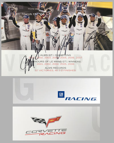Chevrolet Corvette CGR front grill and frame with autographed poster 5