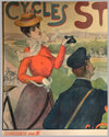 1890’s Cycles Strock, French period advertising poster, by Charles Tickon 3