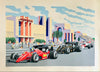 Dallas GP 1984 serigraph by Randy Owens