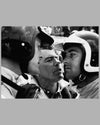 Dan Gurney, Carroll Shelby and Bob Bondurant b&w photograph on rag paper by Rainer Schlegelmilch 2