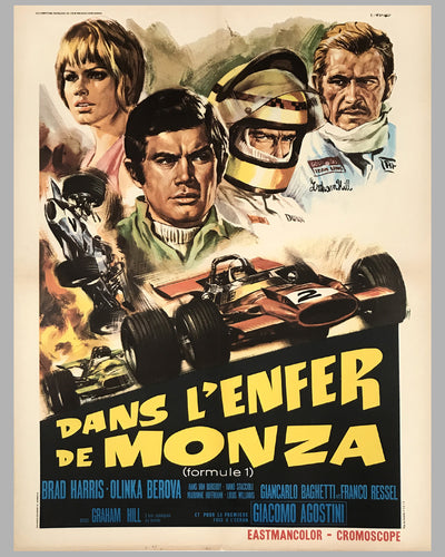 Dans l'Enfer de Monza movie poster, 1972