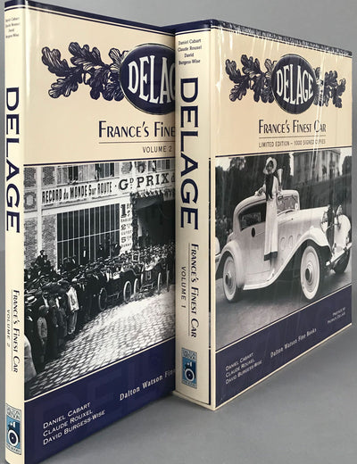 Delage France’s Finest Car, book by Cabart, Rouxel and Burgess-Wise
