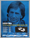 Derek Bell Endurance Champion 1986 original Porsche factory poster