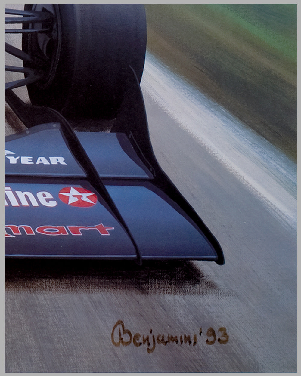 Double take Nigel Mansell Lola Ford print by Arthur Benjamin 3