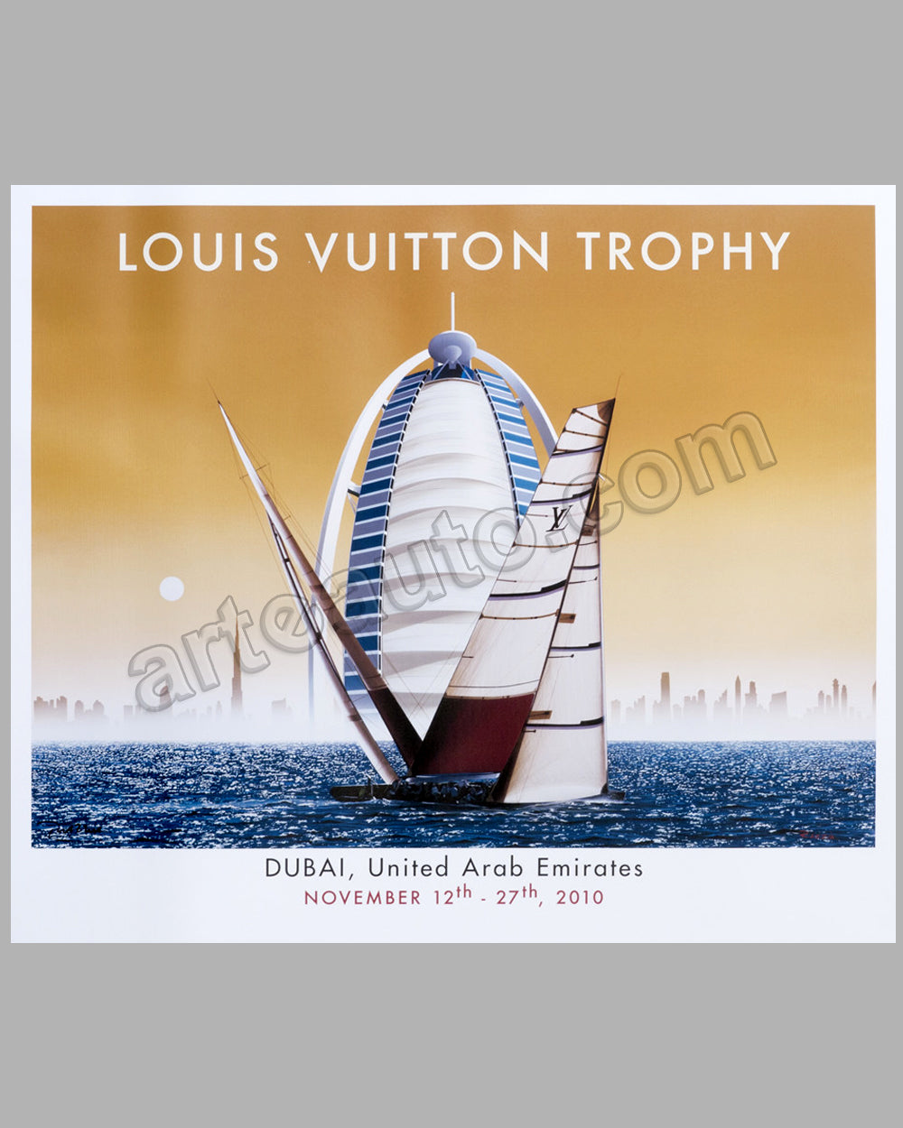Razzia Louis Vuitton Trophy Cup 1987 Perth original hand signed