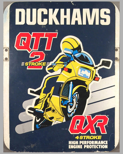 Duckhams 2 and 4 stroke high performance engine protection aluminum sign