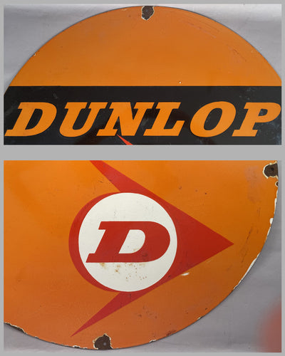 Vintage Dunlop Tire enamel sign 2