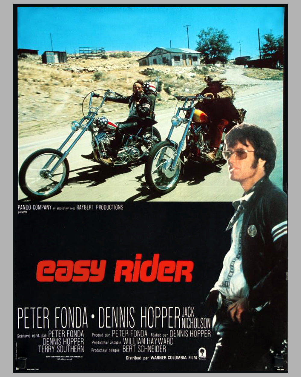 1969 Easy Rider movie poster