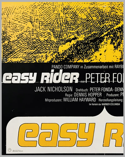 Easy Rider original movie poster, 1969 3