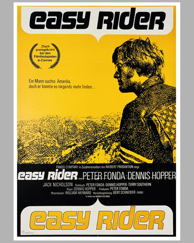 Easy Rider original movie poster, 1969