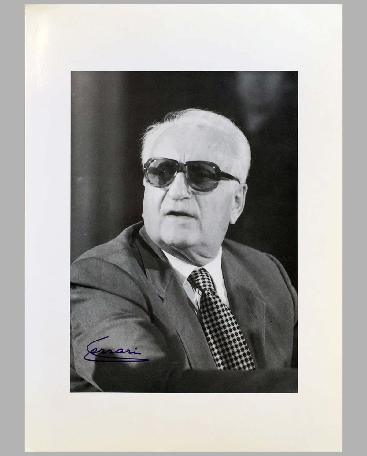 Enzo Ferrari portrait