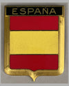 España vintage enamel on brass badge by Drago