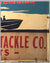 Large Evinrude painted metal embossed sign