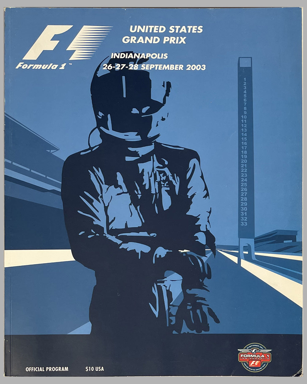 Collection of 8 Formula 1 programs from the U.S. Grand Prix