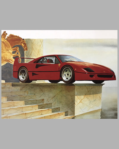 F40 Lithograph by Alain Mirgalet 2