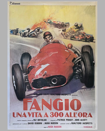Fangio - Una vita a 300 all’ora original large movie poster