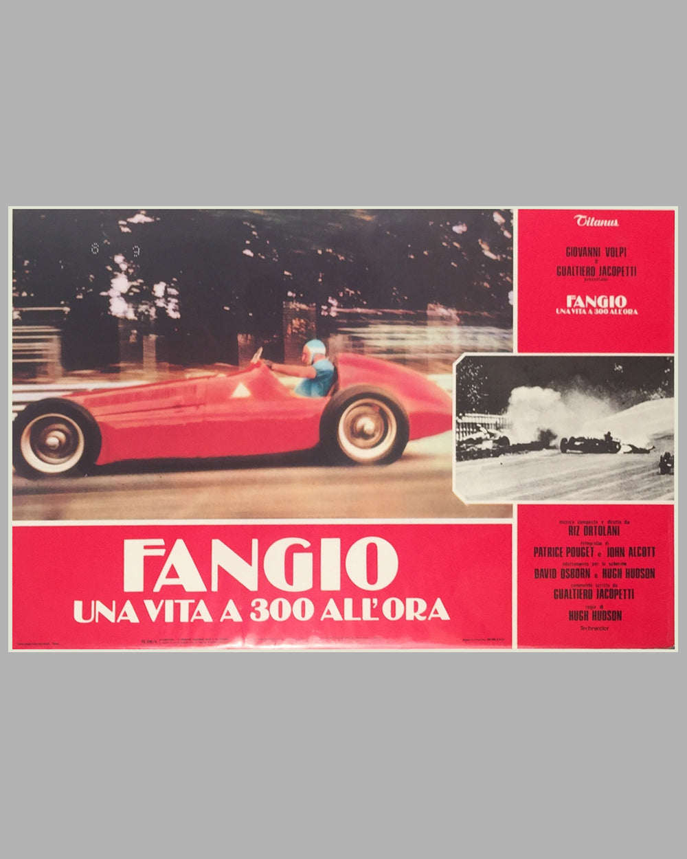 Fangio Una Vita a 300 All&#39;ora collection of 8 lobby movie posters 2