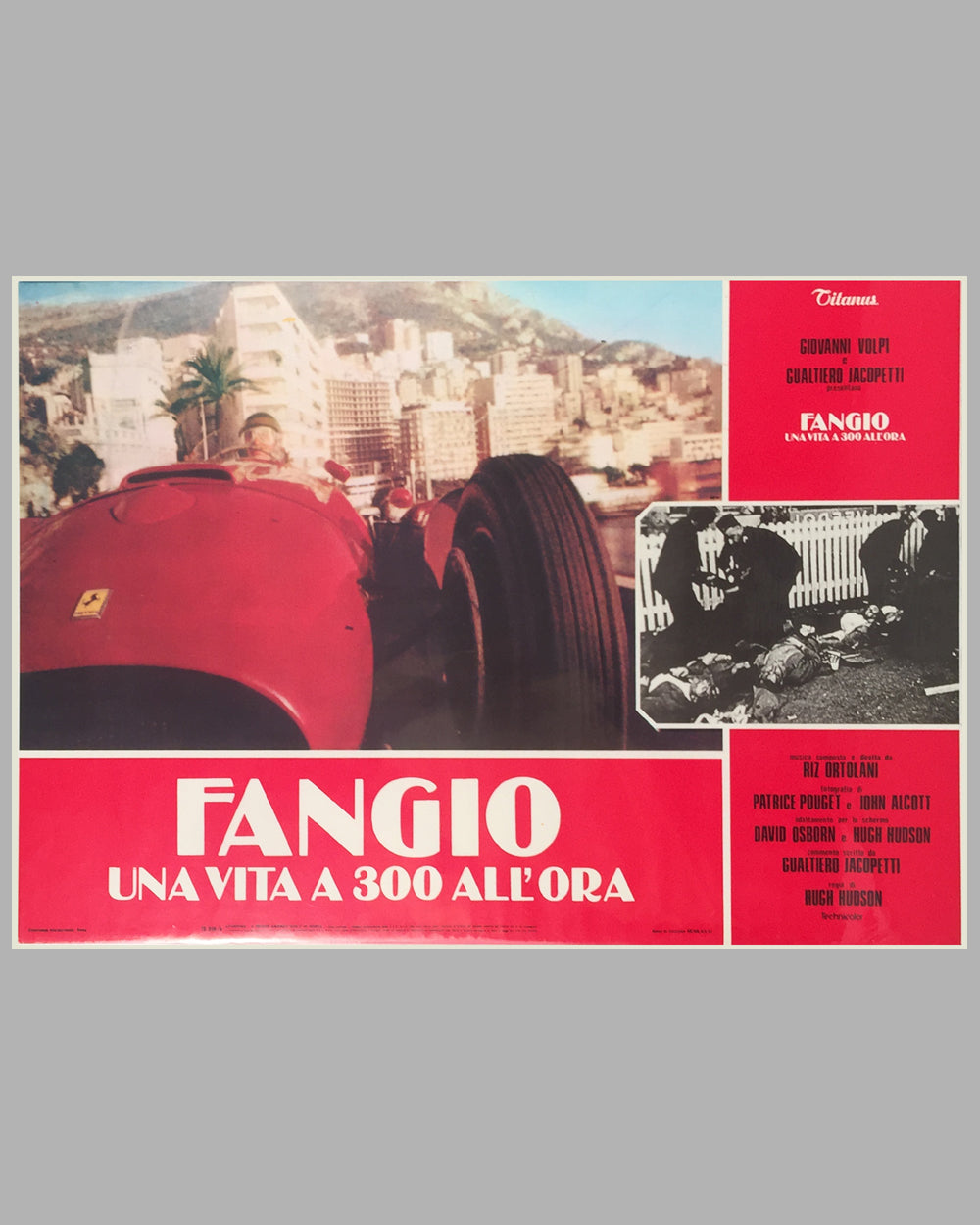 Fangio Una Vita a 300 All&#39;ora collection of 8 lobby movie posters 4