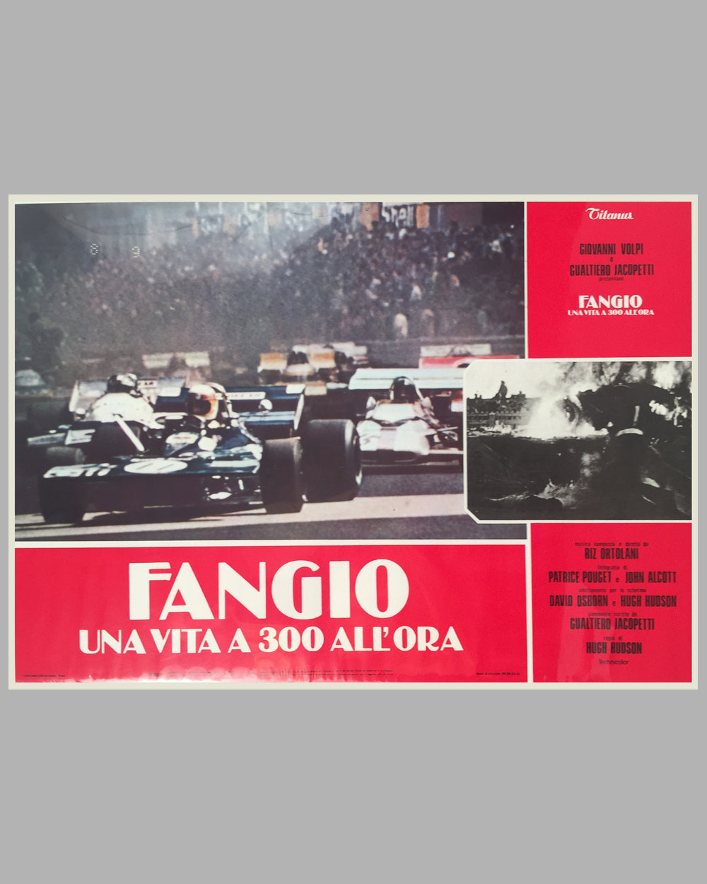 Fangio Una Vita a 300 All&#39;ora collection of 8 lobby movie posters 5