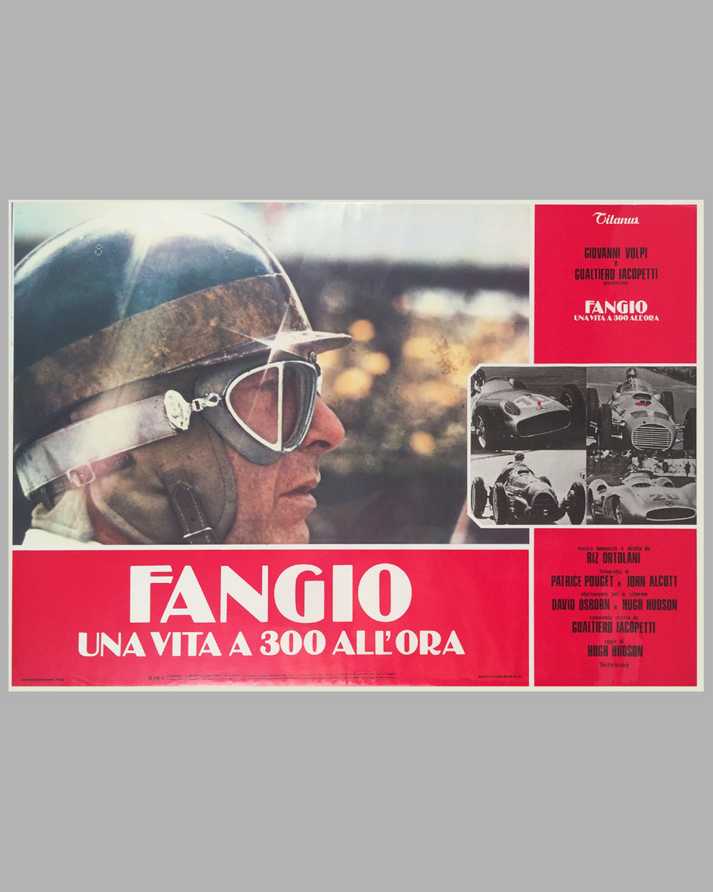 Fangio Una Vita a 300 All&#39;ora collection of 8 lobby movie posters 7