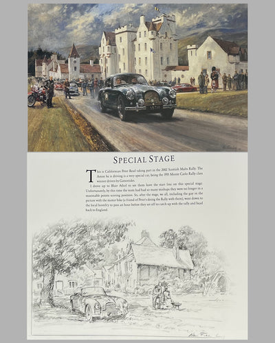 The Automotive Art of Alan Fearnley book, 2008, signed by the artist 3