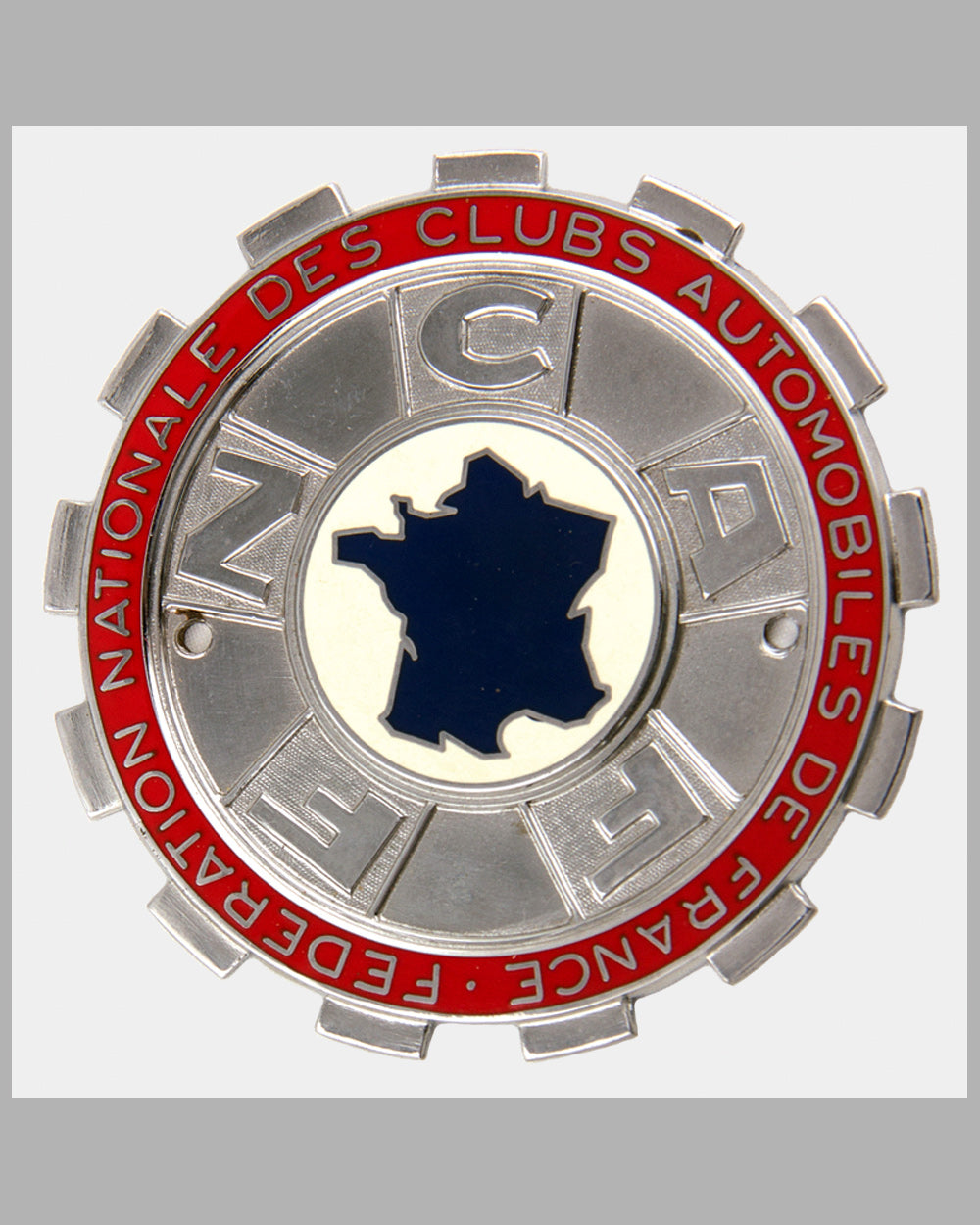 Federation Nationale des Clubs Automobiles de France member’s badge