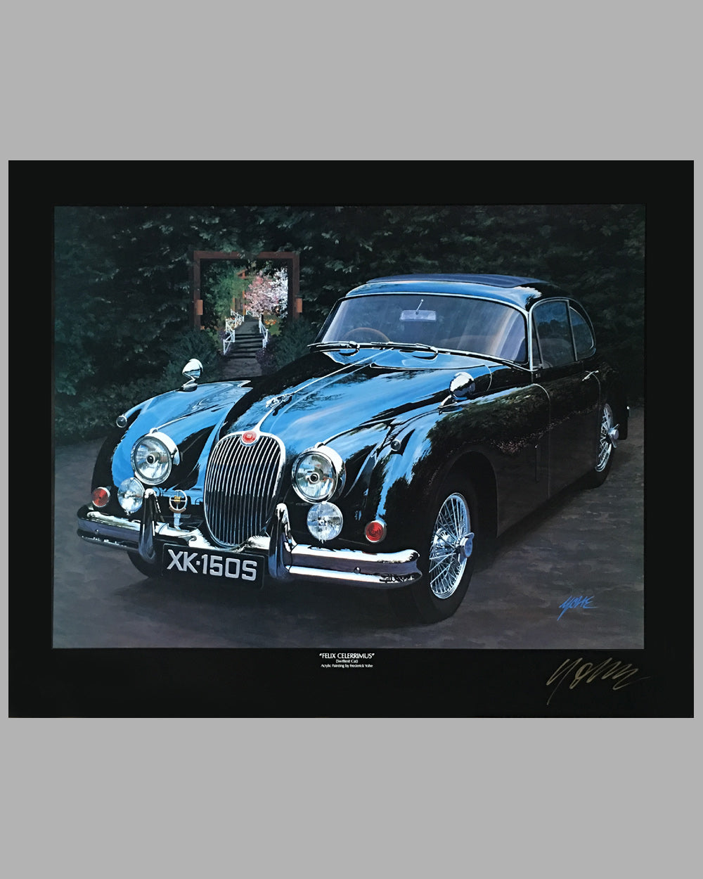 Felix Celerrimus (Swiftest Cat) art poster by Frederick Yohe