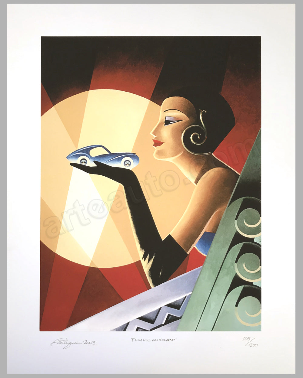 Femme Au Volant giclée by Alain Lévesque