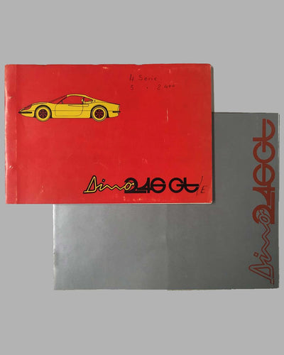 Ferrari Dino 246 GT factory brochure and parts manual