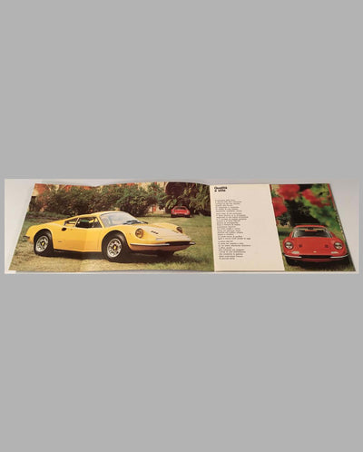 Ferrari 246 GT original factory sales brochure page 1
