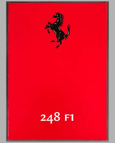Ferrari 248 F1 Press Brochure