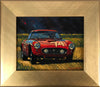 Ferrari 250 SWB competition oil on artboard painting by Barry Rowe