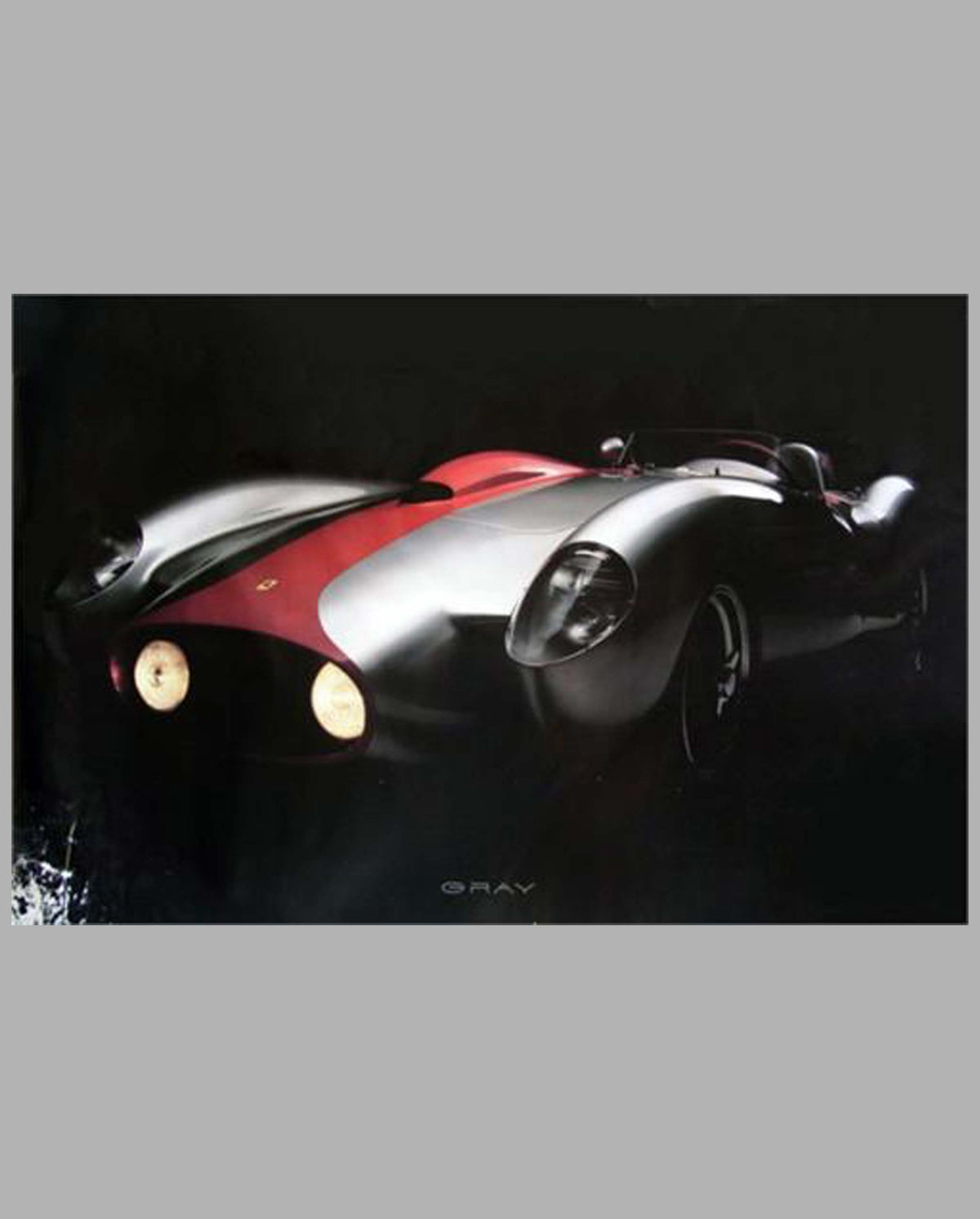 Ferrari 250 Testa Rossa promotional poster by Gray