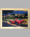 Ferrari 250 GTO in Altimino Tuscany, Acrylic Painting on Canvas by Barry Rowe
