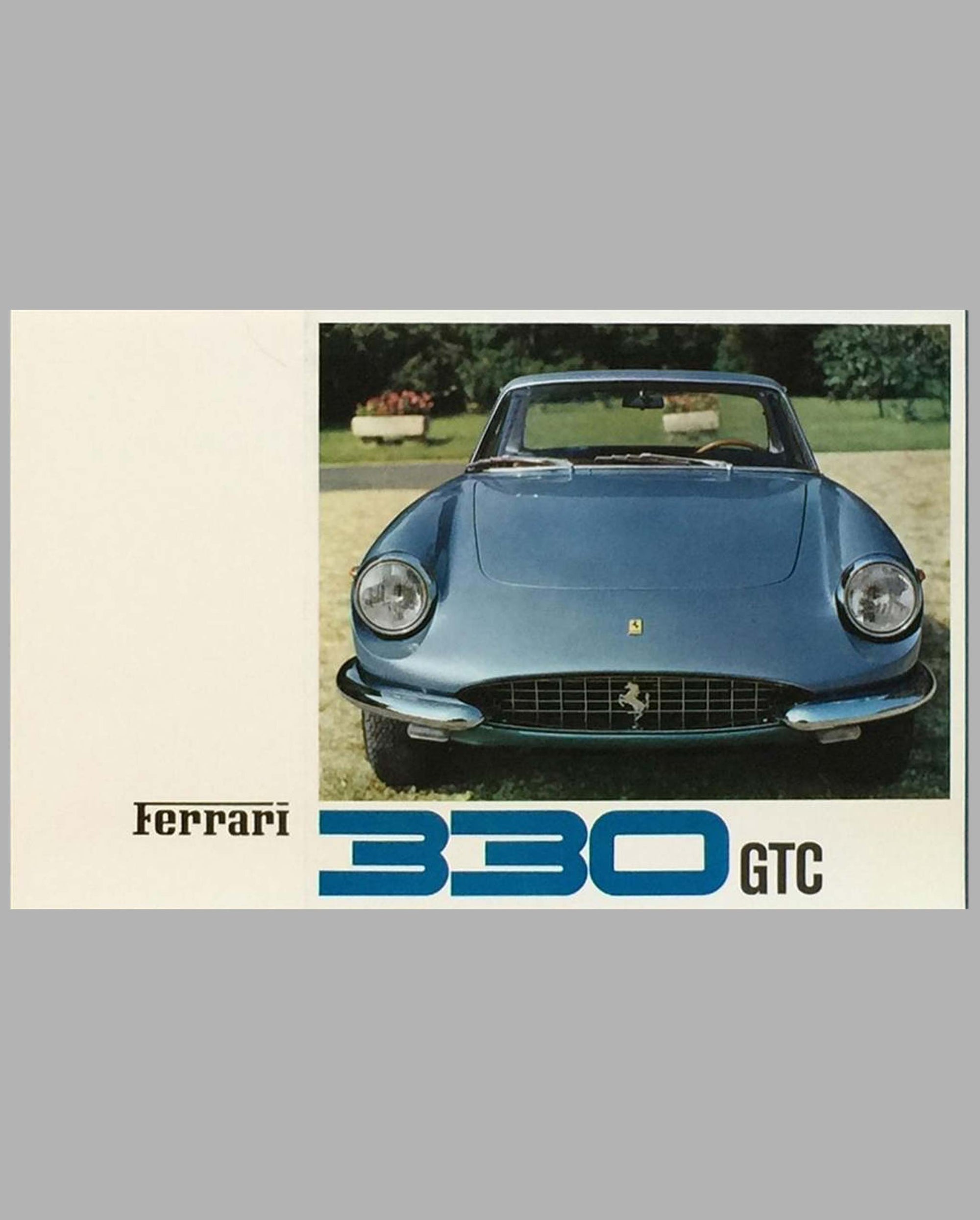 Ferrari 330 GTC original factory brochure