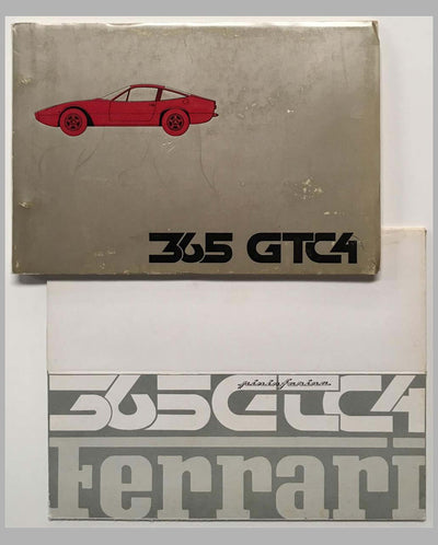Ferrari 365 GTC4 original factory brochure and parts manual cover