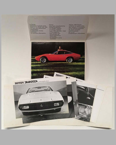 Ferrari 365 GTC4 original factory brochure and parts manual interior