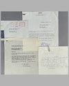 Correspondence between Dr. Peter Schetty at Ferrari Automobile and Malcolm Currie at Watkins Glen race track