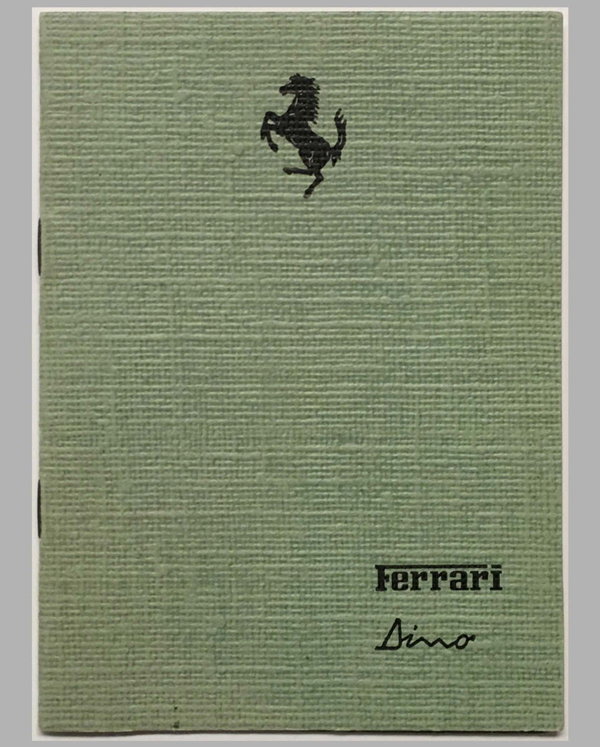 Ferrari Dino dealers directory factory original cover