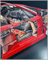Ferrari F40 cutaway poster by David Kimble, produced for Motor Trend Magazine in 1988 2
