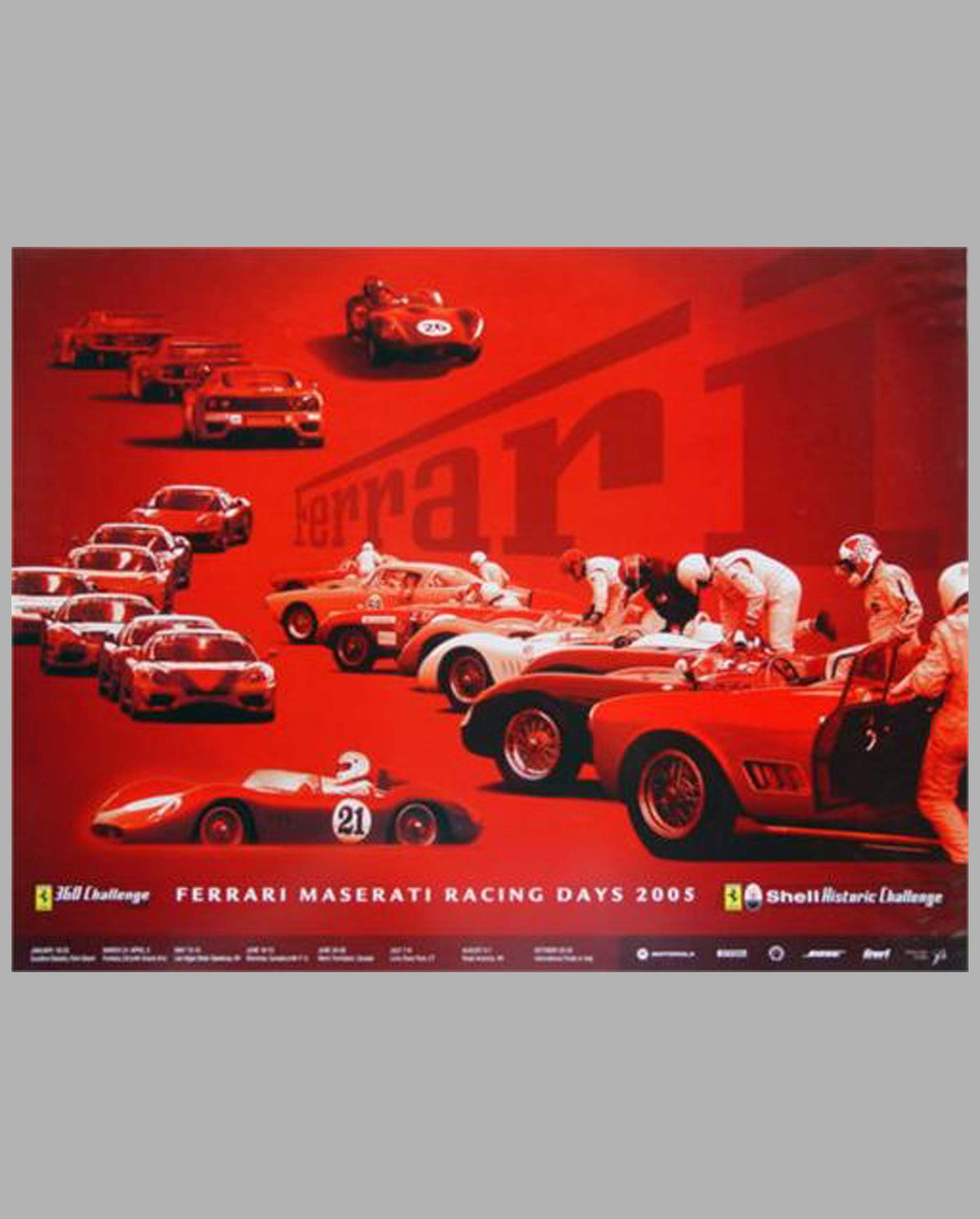 Ferrari &amp; Maserati Racing Days 2005 official event poster