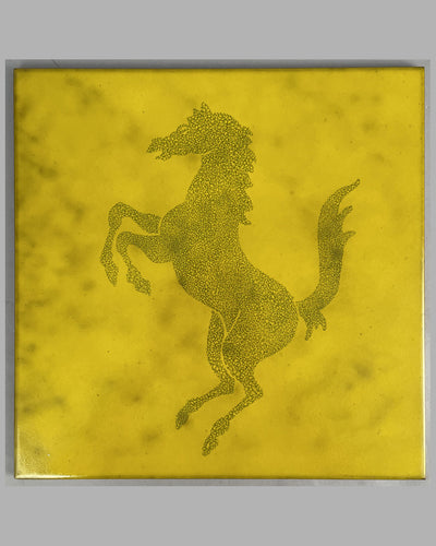 Prancing Horse ceramic tiles made in Italy for Ferrari 2