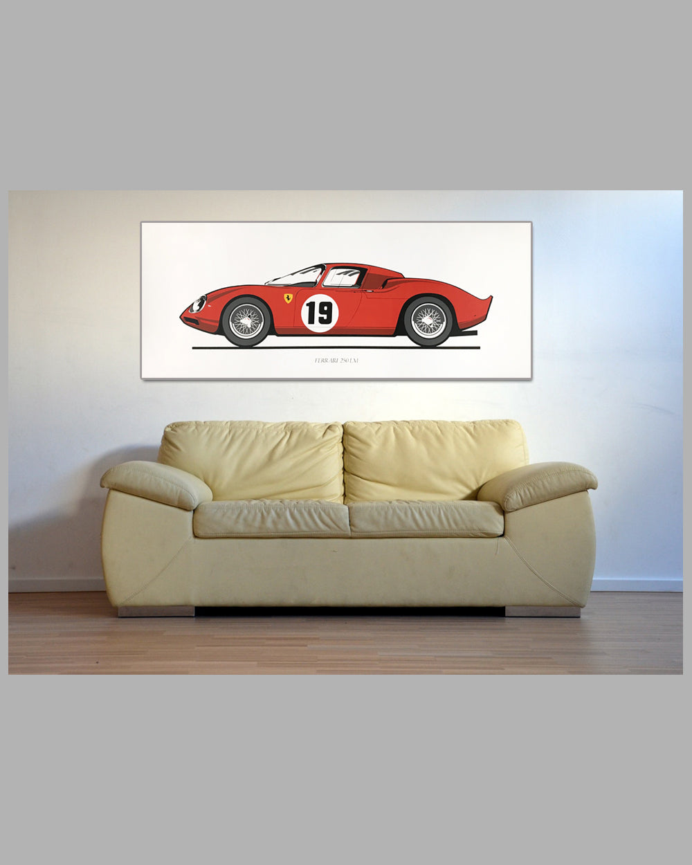 Ferrari 250 LM large print, late 1960&#39;s